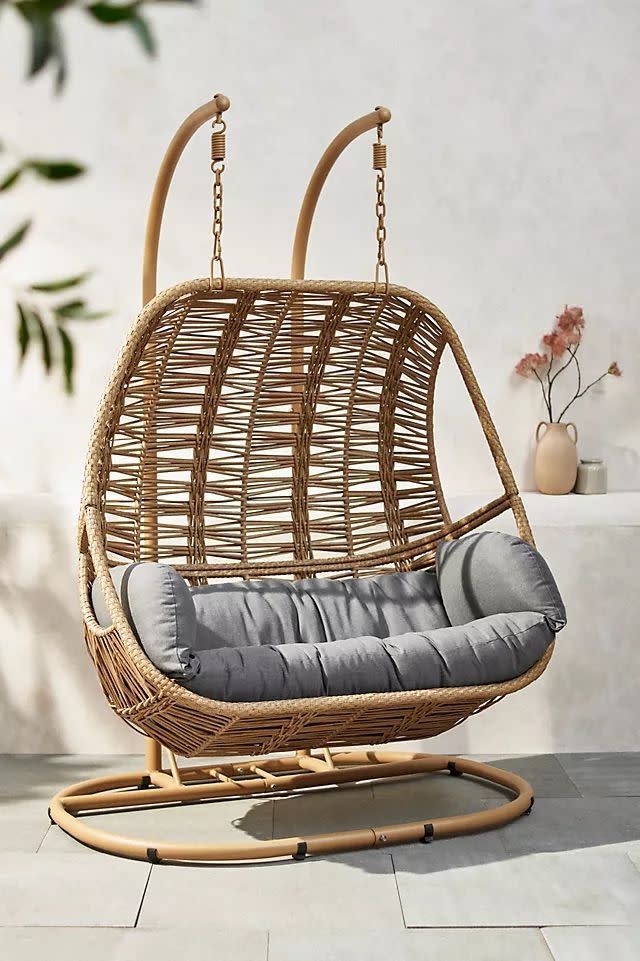 <p><a href="https://go.redirectingat.com?id=74968X1596630&url=https%3A%2F%2Fwww.anthropologie.com%2Fshop%2Fhanging-basket-two-seat-chair&sref=https%3A%2F%2Fwww.housebeautiful.com%2Fshopping%2Ffurniture%2Fa27043357%2Fbest-outdoor-furniture%2F" rel="nofollow noopener" target="_blank" data-ylk="slk:Shop Now;elm:context_link;itc:0;sec:content-canvas" class="link ">Shop Now</a></p><p>Hanging Basket Chair</p><p>anthropologie.com</p><p>$1398.00</p>