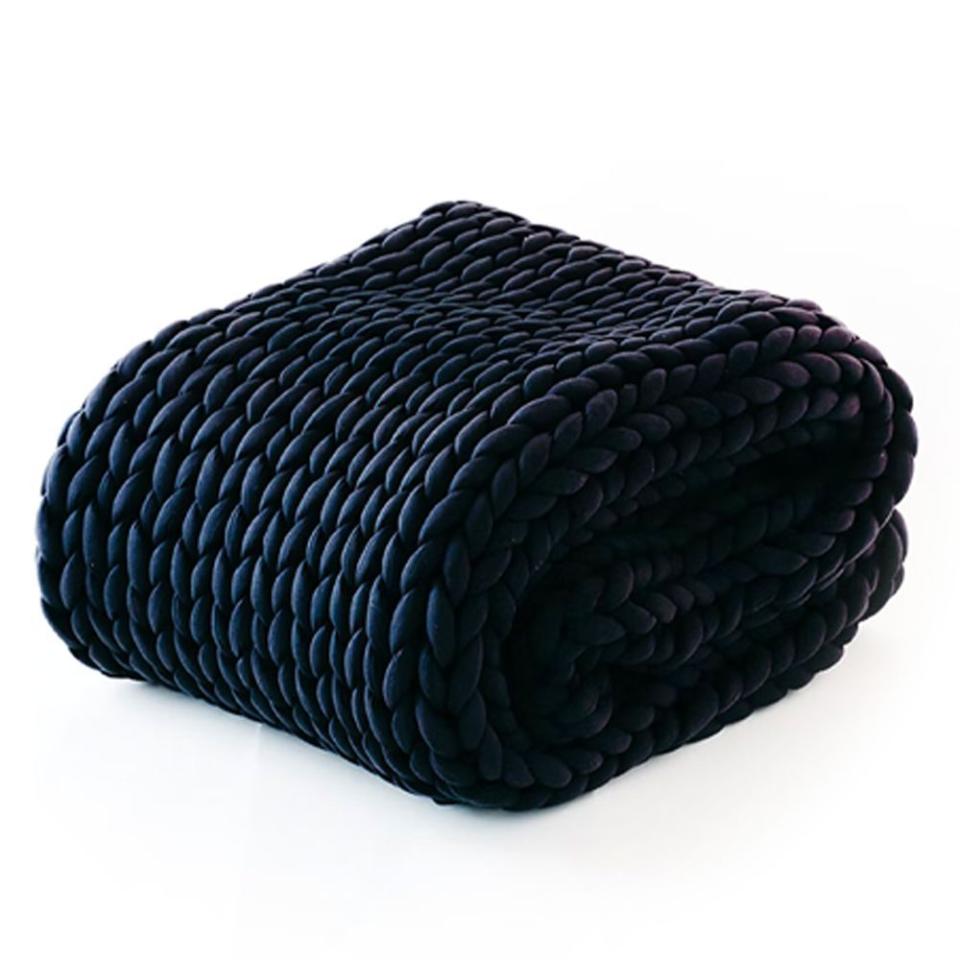 6) Knit Weighted Blanket