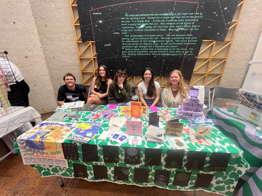 Students attend the Riso Rama event in Corpus Christi to sell their work. (Courtesy: Jimmy Luu)