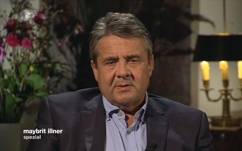 Aus psychologischer Sicht ergebe Olaf Scholz als Kanzler am meisten Sinn, glaubt Sigmar Gabriel. (Bild: ZDF)