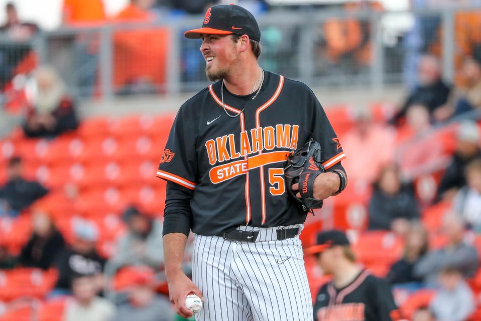OSU right-hander Ben Abram struggled his past two seasons at OU. Then he struggled early for the Cowboys. But a lab visit with pitching coach Rob Walton changed things.