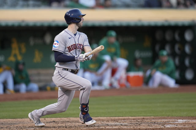 Rookie France shuts down A's and Tucker delivers go-ahead two-run