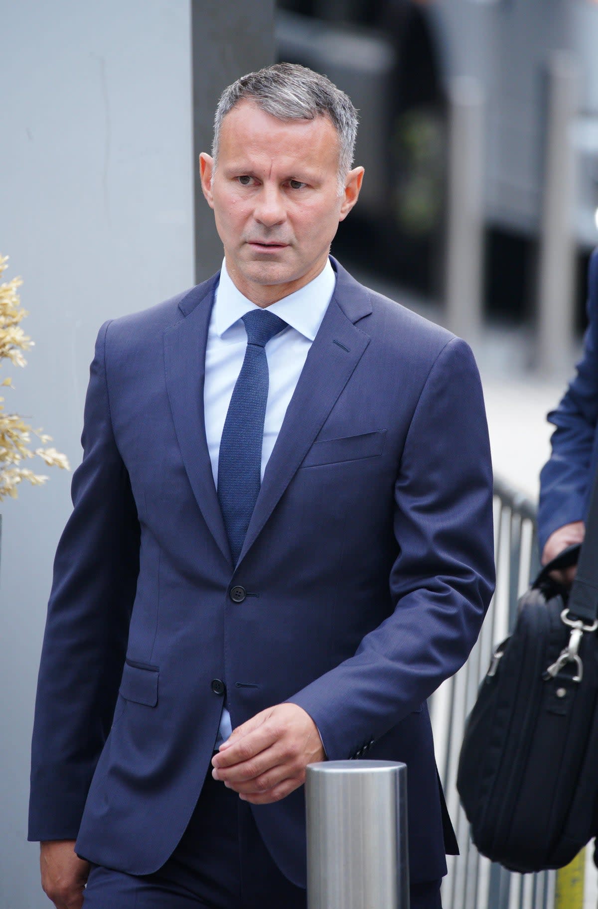 Former Manchester United footballer Ryan Giggs arrives at Manchester Crown Court (Peter Byrne/PA) (PA Wire)