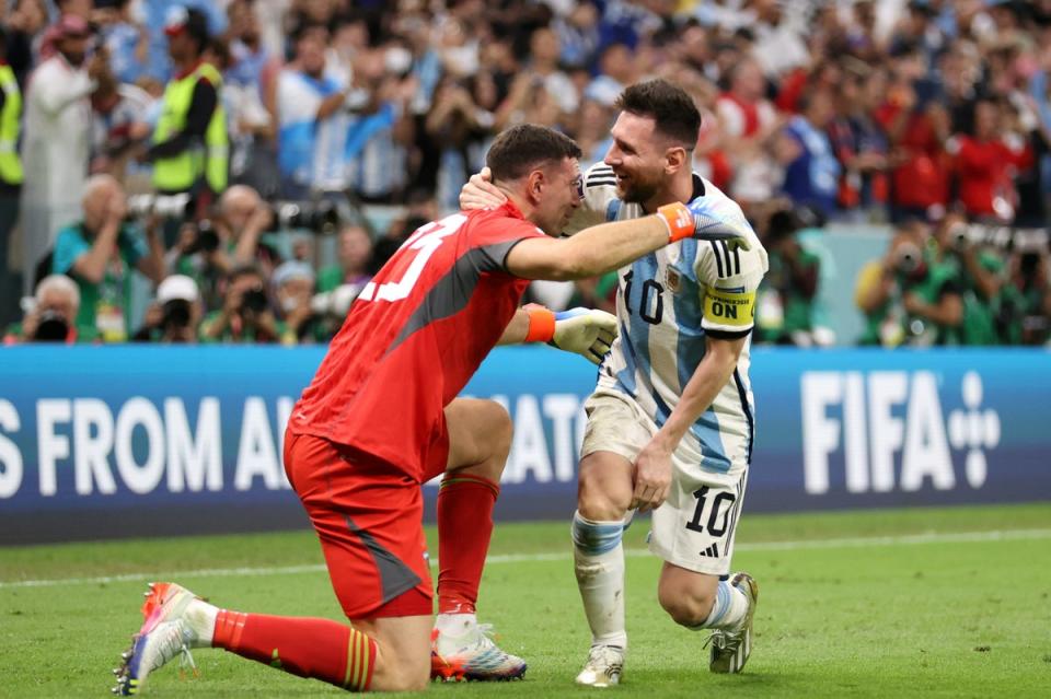 Emi Martinez saved two penatlies as Argentina made it to the semi-finals  (Getty Images)