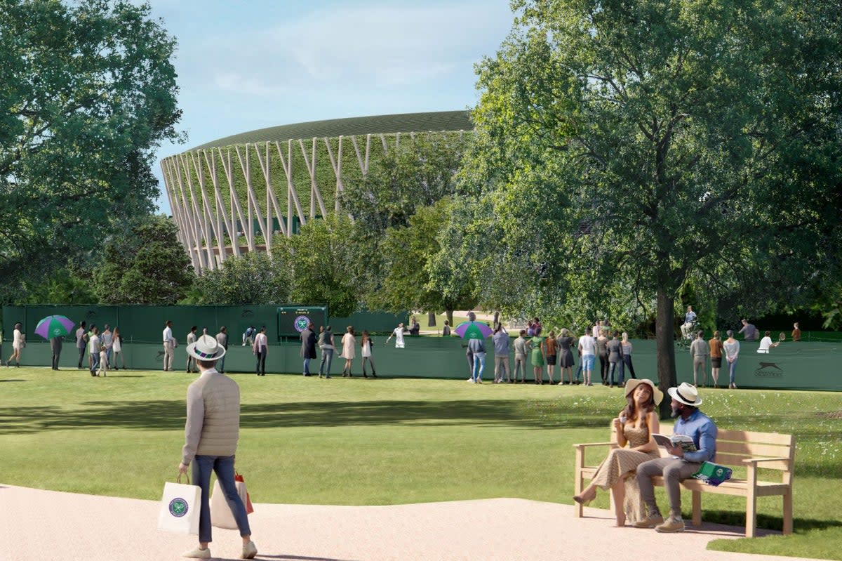 How the proposed stadium might look (ALLIES AND MORRISON/AELTC)