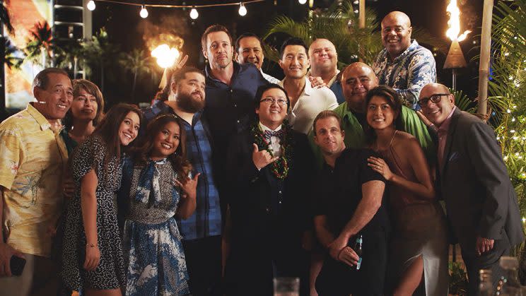 Dennis Chun as Sgt. Duke Lukela, Tailor Grubbs as Grace Williams, Kimee Balmilero as Nolan Cunha, Jorge Garcia as Jerry Ortega, Alex O'Loughlin as Steve McGarrett, Masi Oka as Dr. Max Bergman, Daniel Dae Kim as Chin Ho Kelly, Shawn Mokuahi Garnett as Flippa, Taylor Wily as Kamekona, Scott Caan as Danny 