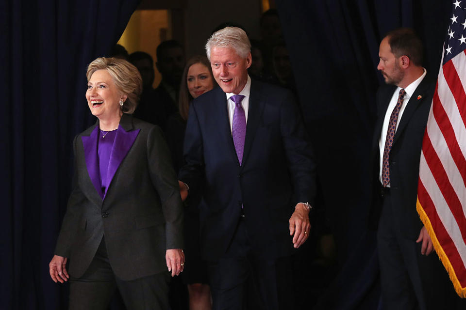 Former Secretary of State Hillary Clinton conceded the presidential election on November 9, 2016 in New York City. (Photo: Getty Images)