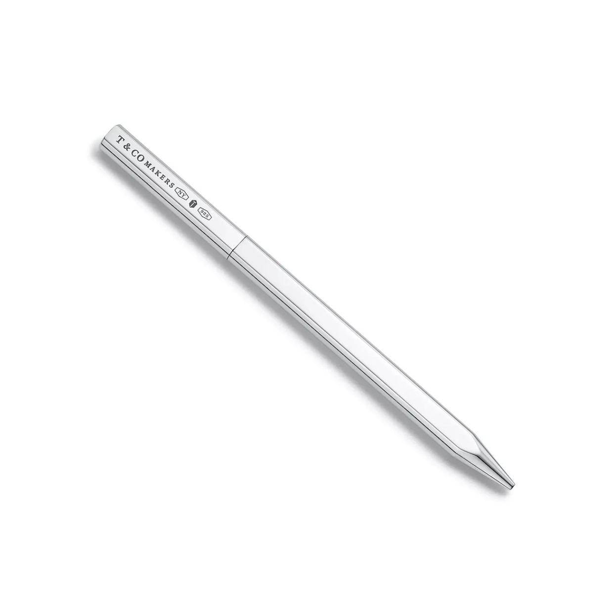 <p><a href="https://www.tiffany.com/accessories/desk/tiffany-1837-makers-ballpoint-pen-in-sterling-silver-63312088/" rel="nofollow noopener" target="_blank" data-ylk="slk:Shop Now;elm:context_link;itc:0;sec:content-canvas" class="link rapid-noclick-resp">Shop Now</a></p><p>Makers Ballpoint Pen in Sterling Silver</p><p>tiffany.com</p><p>$425.00</p>