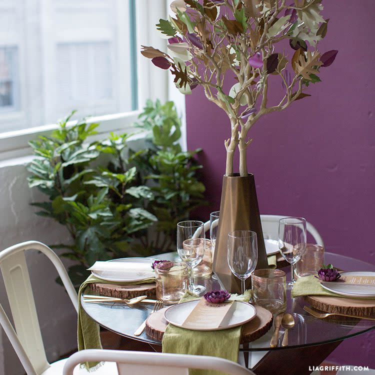 4) Decorate A Small Table