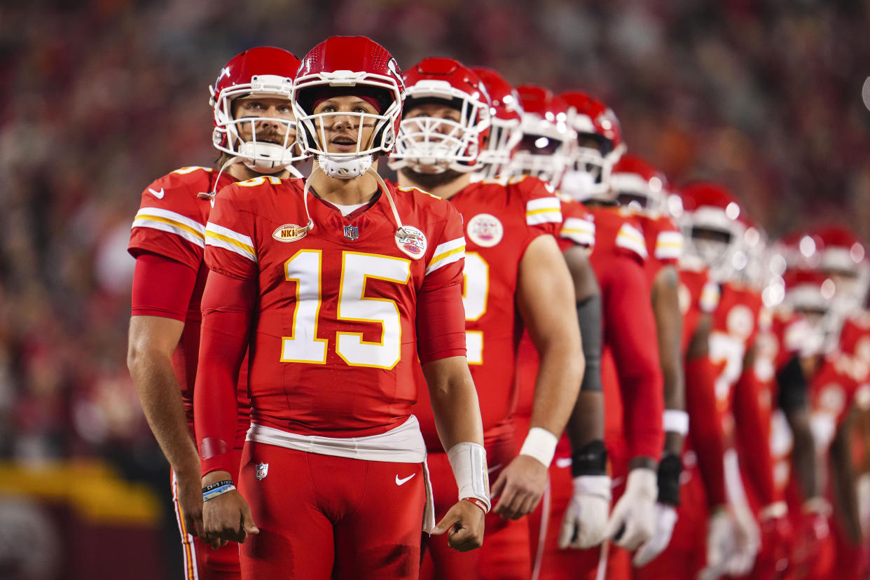 Line up, everyone: There are a lot of numbers to underscore the NFL's scoring and offensive output problem in 2023. (Photo by Cooper Neill/Getty Images)