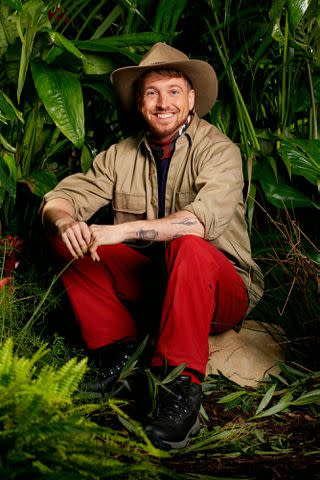 <p>ITV/Shutterstock </p> Sam Thompson in I'm a Celebrity...Get Me Out of Here!