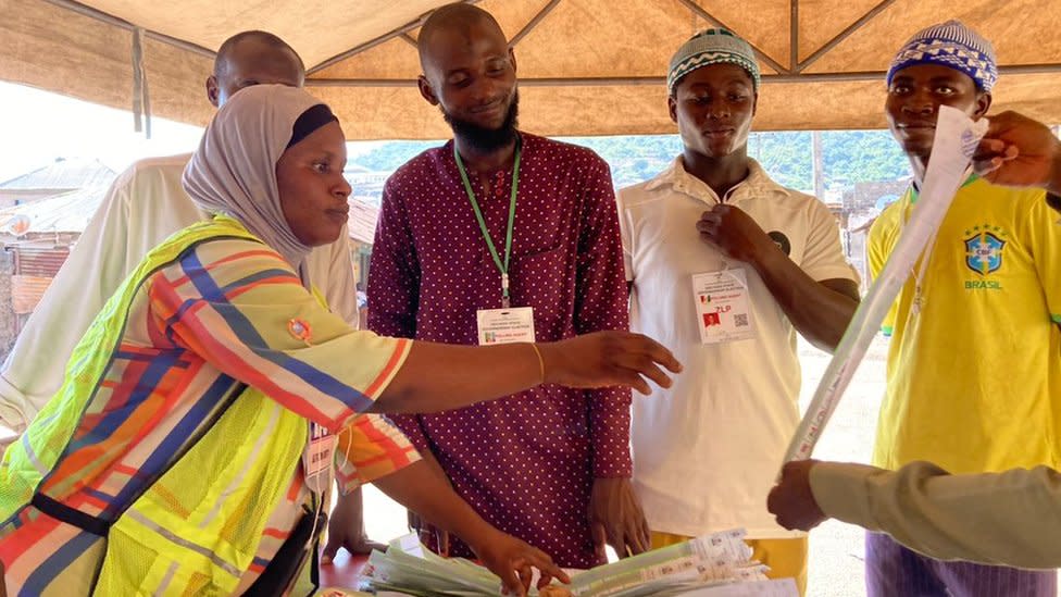 Vote counting in Nigeria