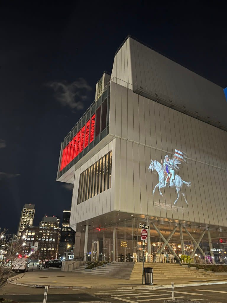 The Guggenheim, the Whitney (pictured), the New Museum, and the Museum of Arts and Design all got a little countrified on Wednesday evening when imagery from the Grammy winner’s upcoming album “Cowboy Carter” was spotted being projected on the building. X/@PopCrave
