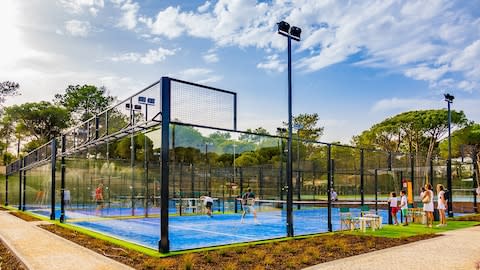 A padel court at Quinta do Lago - Credit: Getty Images/AWL Images RM
