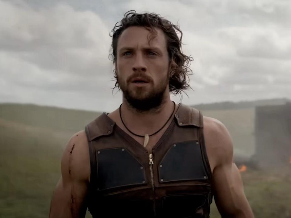 Aaron Taylor-Johnson in "Kraven the Hunter."