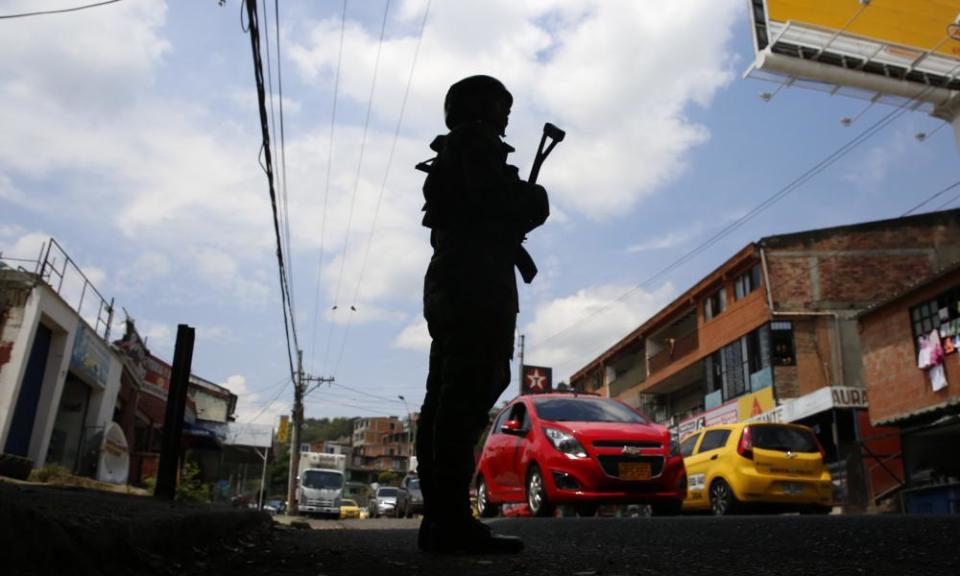 <span>Photograph: Ernesto Guzman Jr/EPA</span>