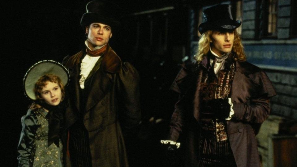 Interview With A Vampire Kirsten Dunst Brad Pitt and Tom Cruise