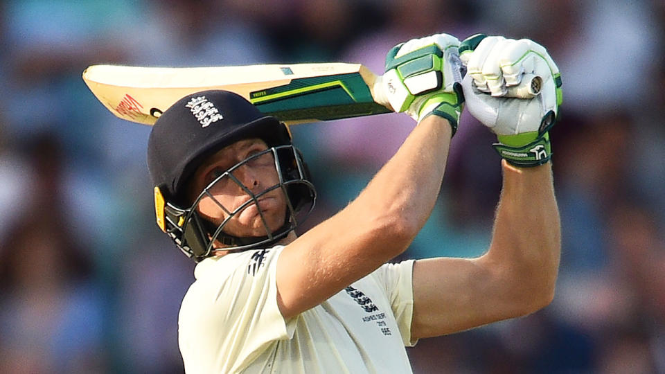 Jos Buttler came to England's rescue late on day one. 