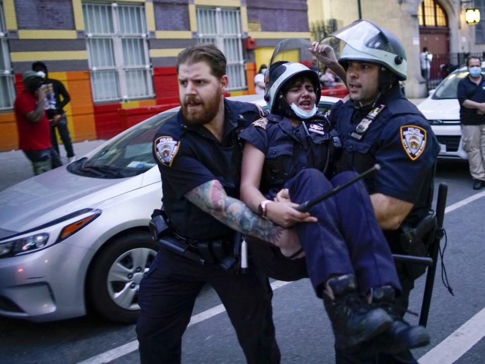 nypd protest