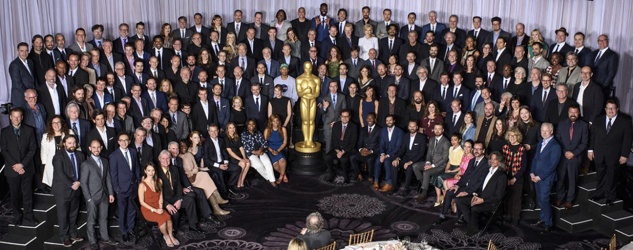 Group photo of 2017 Oscars nominees.