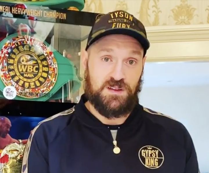 Tyson Fury tells the BBC to remove him from the Sports Personality of the Year shortlist (Tyson Fury / Instagram)