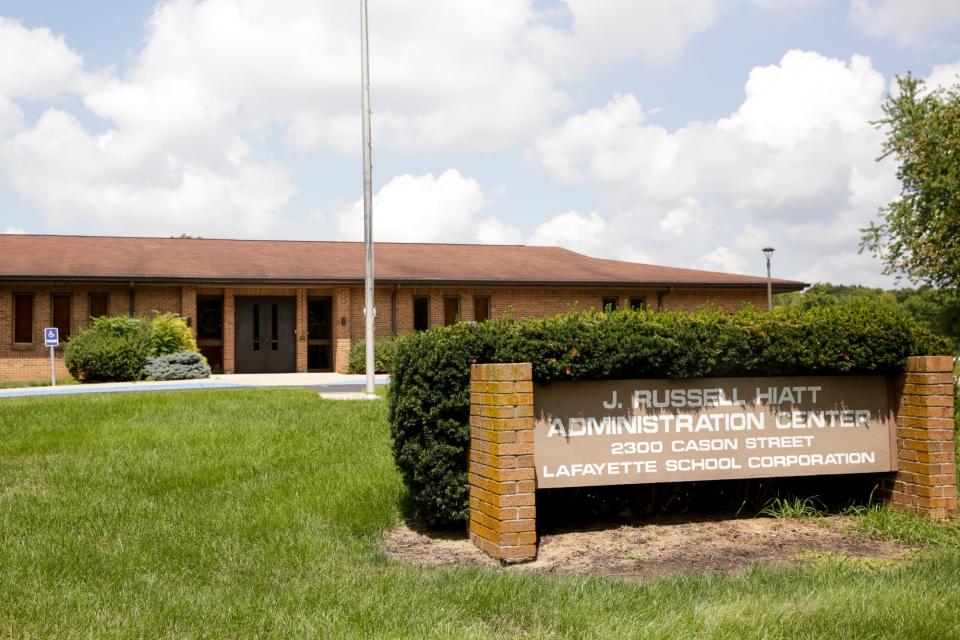 Lafayette School Corporation J. Russell Hiatt Administration Center, 2300 Cason St, in Lafayette.