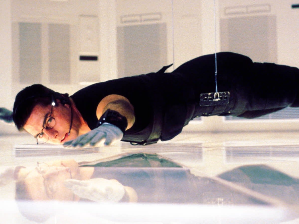 Tom Cruise as Ethan Hunt in the first ‘Mission: Impossible’ film in 1996 (Christian Black © 2023 Paramount Pictures)