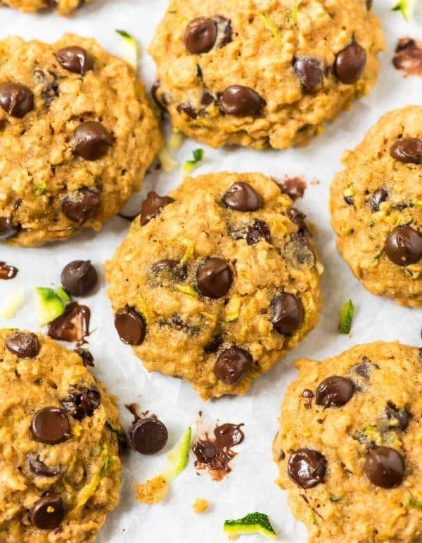 Zucchini Cookies With Chocolate Chips