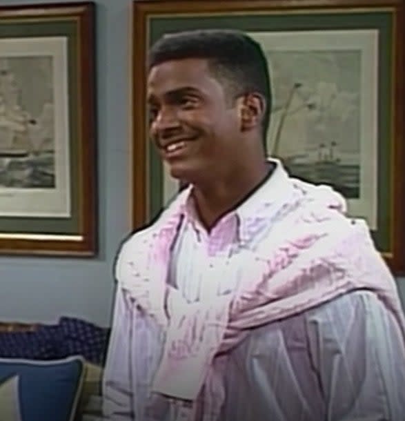 Carlton talks to Will about his heroes in "The Fresh Prince of Bel-Air" pilot