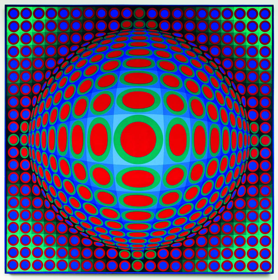 Victor Vasarely, Vega 222, 1969-1970. Credit: Photo Øystein Thorvaldsen © Adagp, Paris, 2018