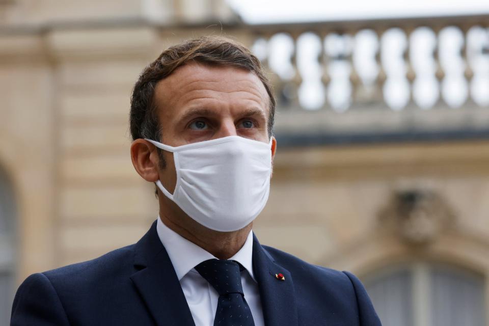 Emmanuel Macron à l'Elysée.  - Ludovic Marin 