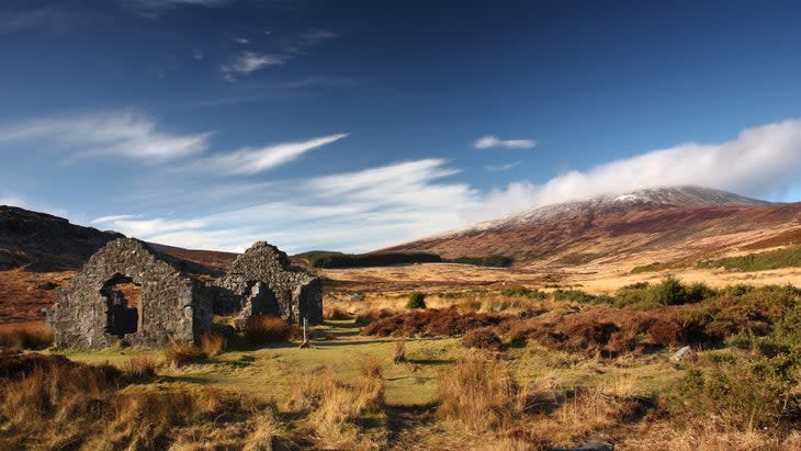 An old structure in the Wicklow Mountains