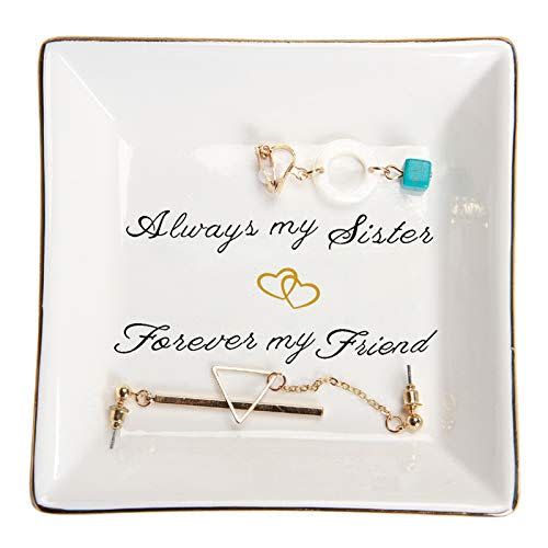 'Always My Sister, Forever My Friend' Trinket Dish