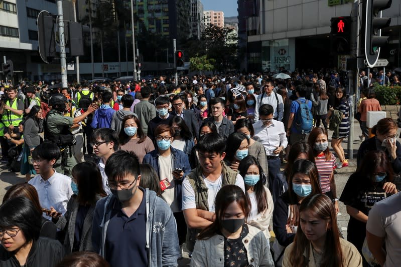 Hong Kong holds its breath ahead of polls amid a lull in violence