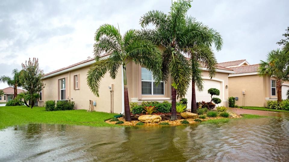 flooding from a hurricane or tropical storm.