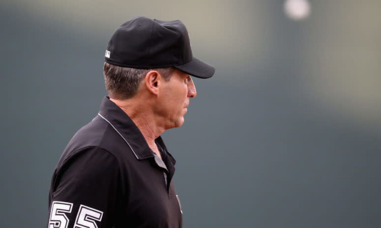 Veteran Major League Baseball umpire Angel Hernandez.