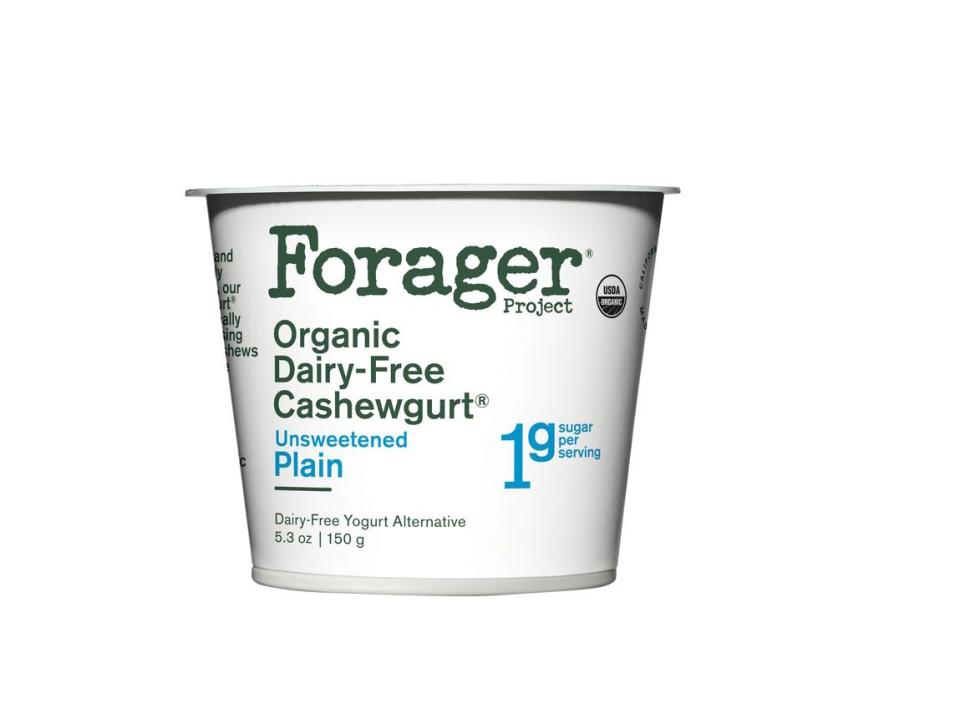 9) Unsweetened, Plain Organic Dairy-Free Cashewgurt