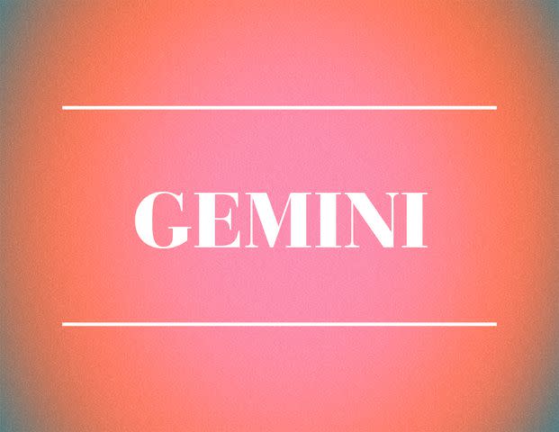 Gemini zodiac sign.