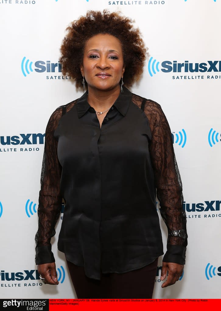 Comedian-actress Wanda Sykes visits SiriusXM Studios in NYC on Jan. 8, 2024. Getty Images