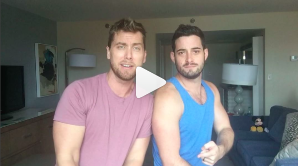 Lance Bass resurrected NSYNC’s “Bye Bye Bye” and we are squealing