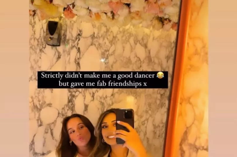 Nikita also shared a sweet message about being reunited with her Strictly co-stars -Credit:Ellie Louise Leach Instagram