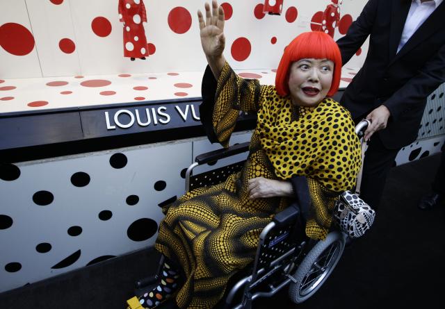 New York's Fifth Avenue covered in frenzied spots as Louis Vuitton