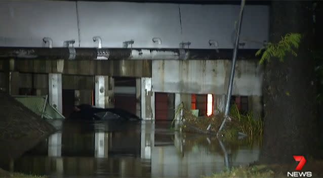 Last year's storms caused flash flooding, which resulted in five deaths. Photo: 7 News