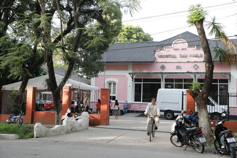 El hospital de San Pablo, una ciudad vecina donde también hay brote de dengue 