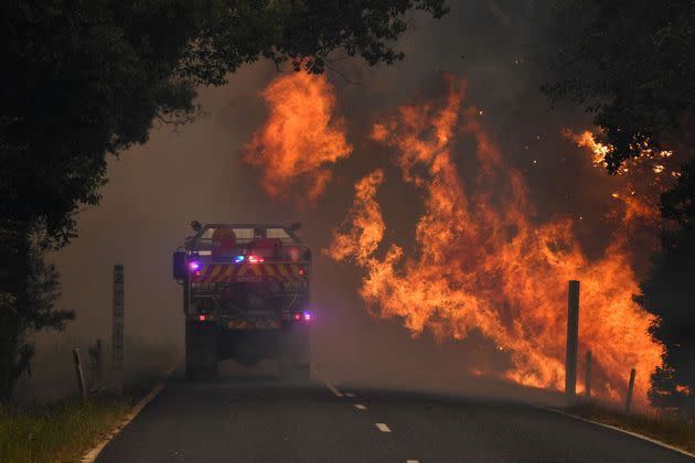 <p>L'Australie en proie aux flammes</p>