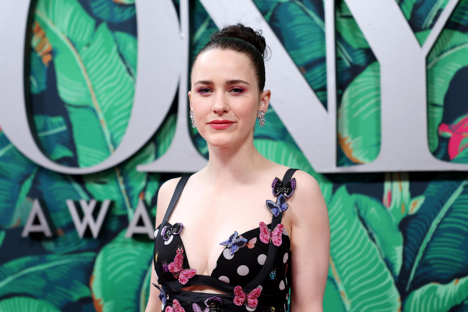 NEW YORK, NEW YORK - JUNE 11: Rachel Brosnahan attends The 76th Annual Tony Awards at United Palace Theater on June 11, 2023 in New York City. (Photo by Cindy Ord/Getty Images for Tony Awards Productions)