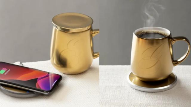 Ohom Ui Monogram Golden Mug Warmer Set