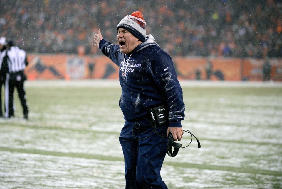 Bill Belichick's New England Patriots have not won a playoff game since Tom Brady's departure in 2020.