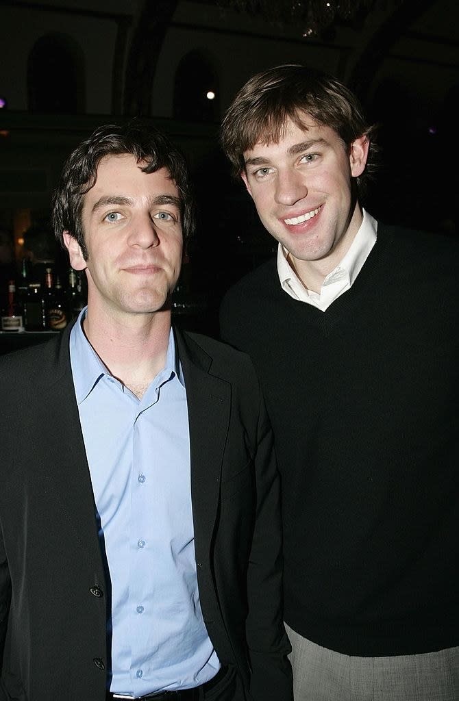 B.J. Novak and John Krasinski