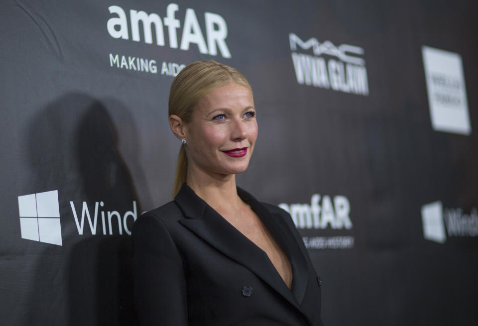 Actress Gwyneth Paltrow poses at the amfAR's fifth annual Inspiration Gala in Los Angeles, California, Oct.&nbsp;29, 2014. She is one of several prominent actresses who spoke to the Times alleging sexual misconduct by Weinstein. (Photo: Mario Anzuoni / Reuters)